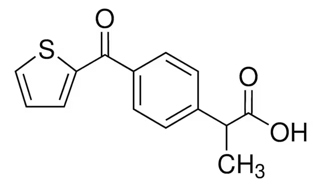 Suprofen structure, CAS 40828-46-4