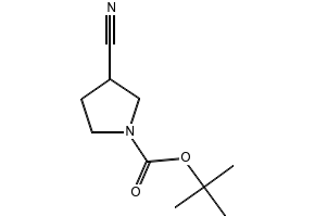 1-N-Boc-3-cyanopyrrolidine structure, CAS 476493-40-0