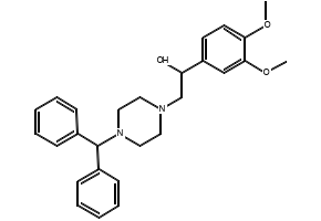 Tamolarizine structure, CAS 128229-52-7