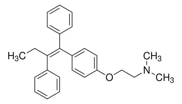 Tamoxifen structure, CAS 10540-29-1