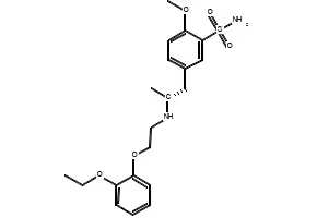 Tamsulosin structure, CAS 106133-20-4