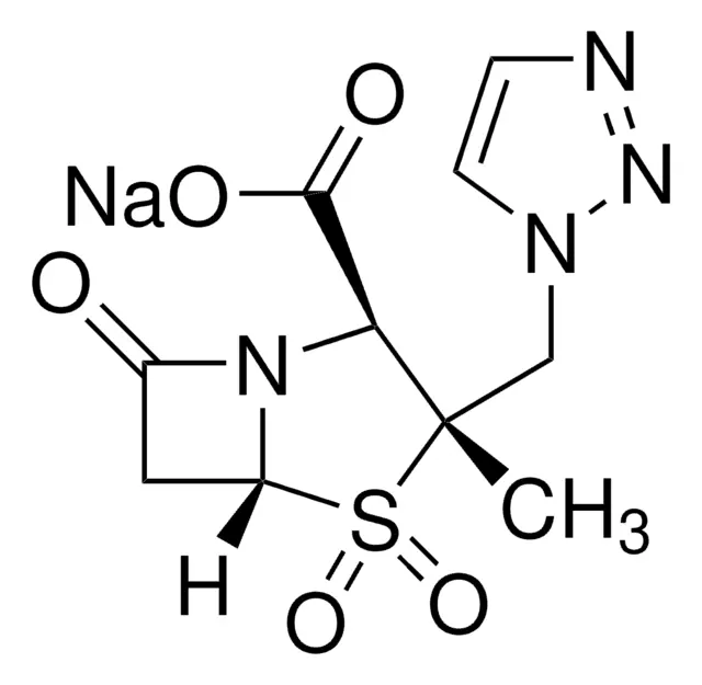 Tazobactam sodium salt structure, CAS 89785-84-2