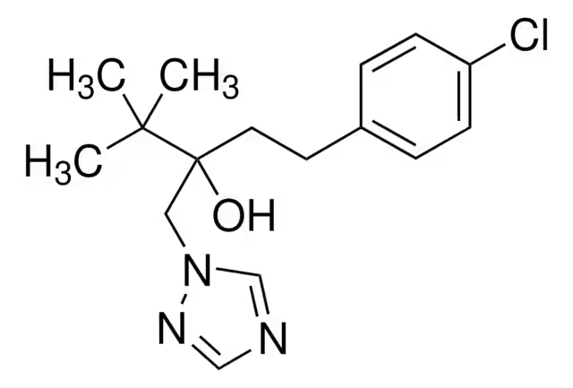 Tebuconazole structure, CAS 107534-96-3