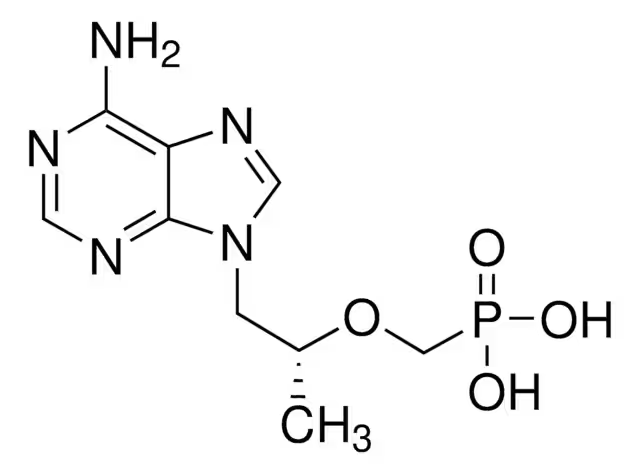 Tenofovir structure, CAS 147127-20-6