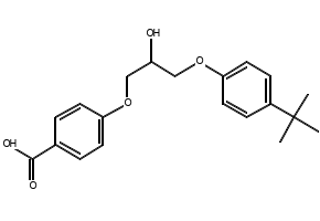 Terbufibrol structure, CAS 56488-59-6
