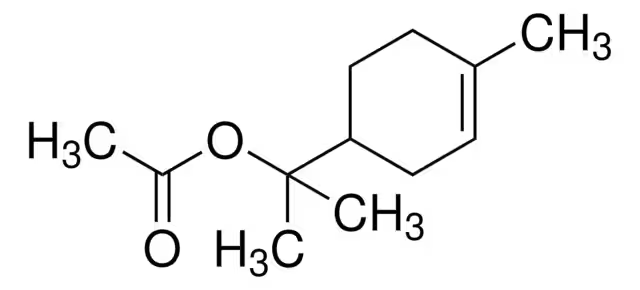 Terpinyl acetate structure, CAS 80-26-2