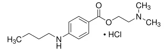 Tetracaine Hydrochloride structure, CAS 136-47-0