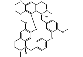 Tetrandrine structure, CAS 518-34-3