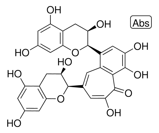 Theaflavin structure, CAS 4670-05-7