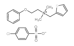 Thenium closylate structure, CAS 4304-40-9