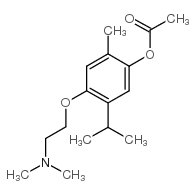 Thymoxamine structure, CAS 54-32-0