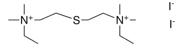 Tiametonium iodide structure, CAS 10433-71-3