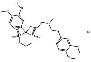 Tiapamil structure, CAS 57010-31-8