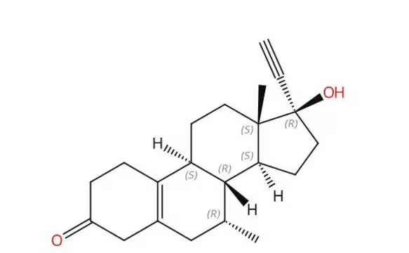 Tibolone structure, CAS 5630-53-5
