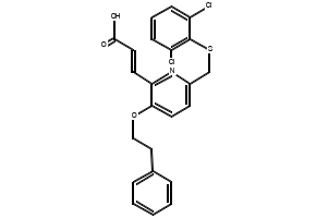 Ticolubant structure, CAS 154413-61-3