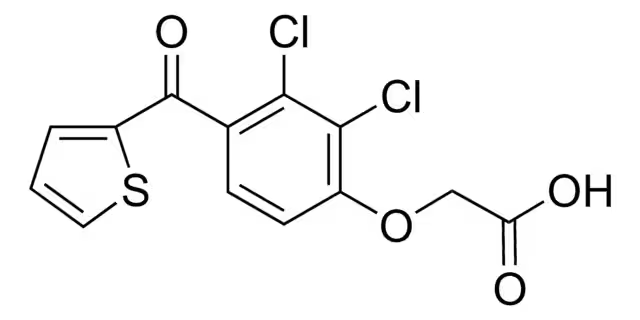 Ticrynafen structure, CAS 40180-04-9