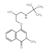 Tilisolol structure, CAS 85136-71-6
