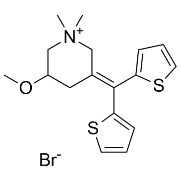 Timepidium bromide structure, CAS 35035-05-3