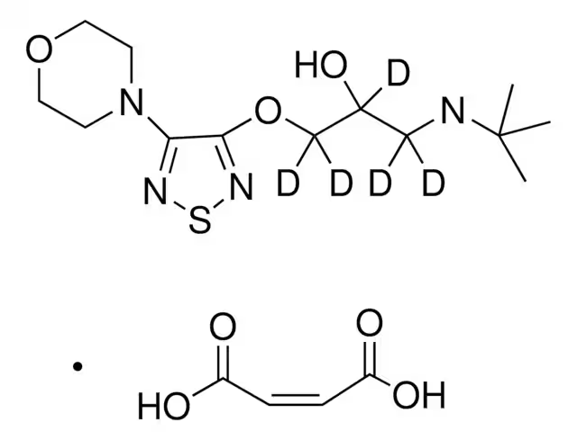 Timolol structure, CAS 26839-75-8