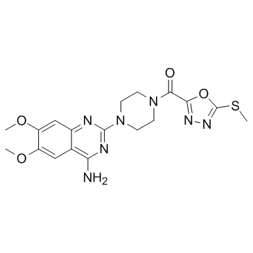 Tiodazosin structure, CAS 66969-81-1