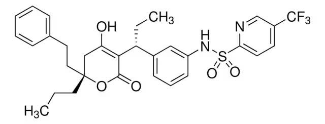 Tipranavir structure, CAS 17484-41-4