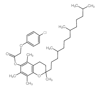 Tocofenoxate structure, CAS 61343-44-0