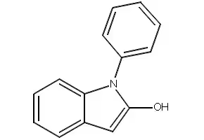 1-Phenyl-1,3-dihydro-2H-indol-2-one structure, CAS 3335-98-6