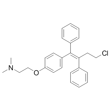 Toremifene structure, CAS 89778-26-7