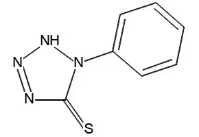 1-Phenyl-5-mercaptotetrazole structure, CAS 86-93-1