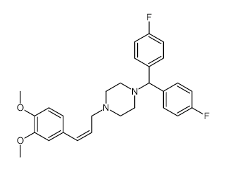 Trelnarizine structure, CAS 123205-52-7