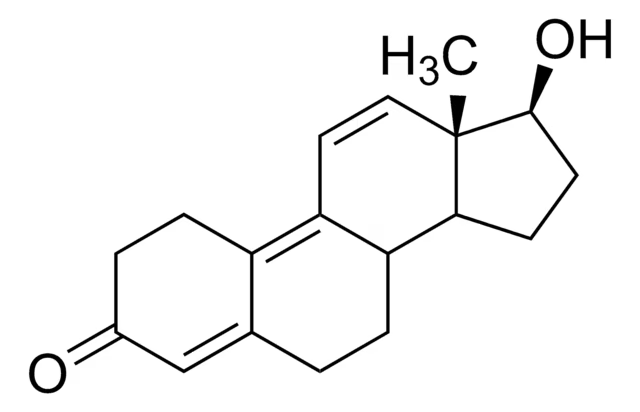 Trenbolone structure, CAS 10161-33-8