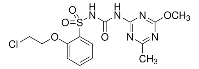 Triasulfuron structure, CAS 82097-50-5