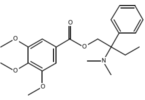 Trimebutine structure, CAS 39133-31-8