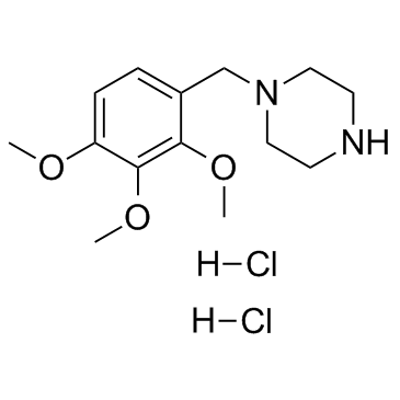 Trimetazidine dihydrochloride structure, CAS 13171-25-0