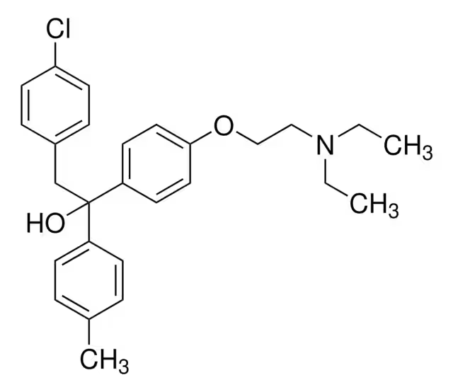 Triparanol structure, CAS 78-41-1