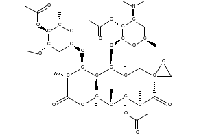 Troleandomycin structure, CAS 2751-09-9
