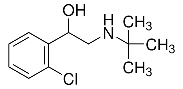 Tulobuterol structure, CAS 41570-61-0