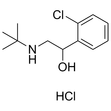 Tulobuterol hydrochloride structure, CAS 56776-01-3