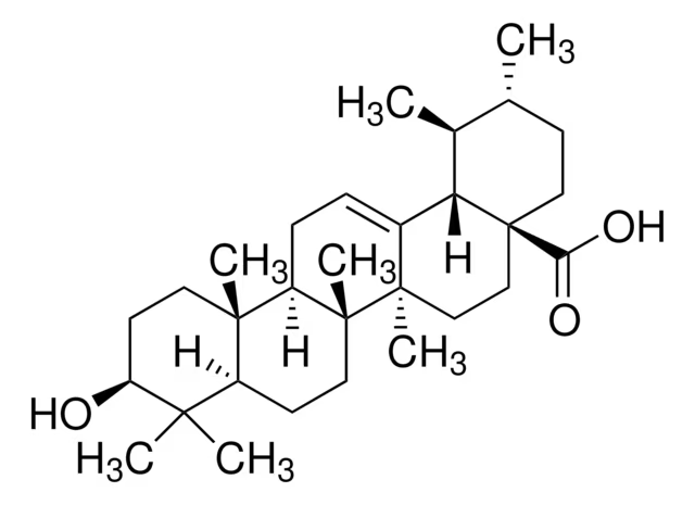 Ursolic acid structure, CAS 77-52-1