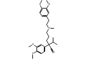 Verapamil structure, CAS 52-53-9