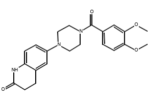 Vesnarinone structure, CAS 81840-15-5