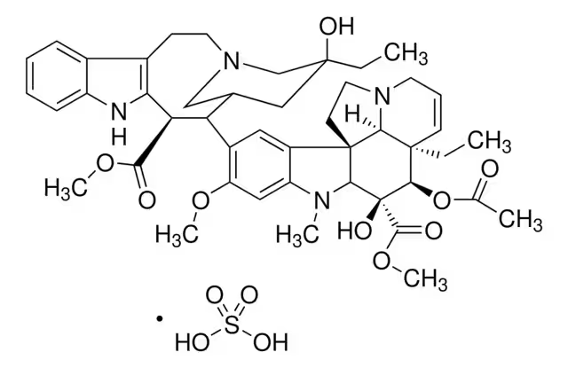 Vinblastine sulfate structure, CAS 143-67-9