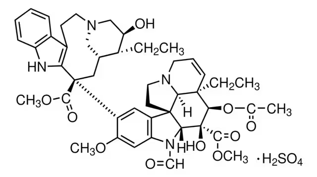 Vincristine sulphate structure, CAS 2068-78-2