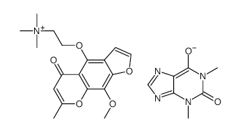 Visnafyllin structure, CAS 17243-56-0