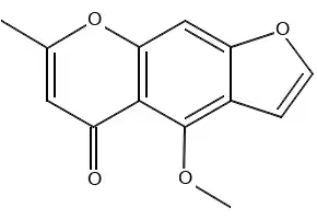Visnagin structure, CAS 82-57-5