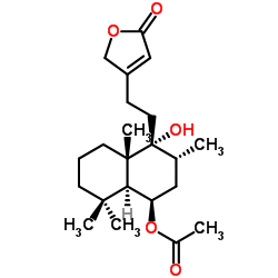 Vitexilactone structure, CAS 61263-49-8