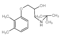 Xibenolol structure, CAS 81584-06-7