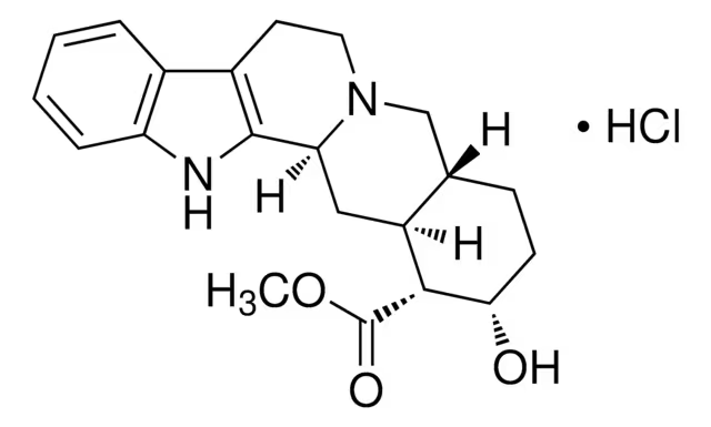 Yohimbine hydrochloride structure, CAS 65-19-0