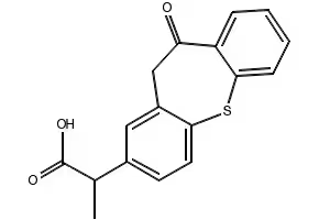 Zaltoprofen structure, CAS 74711-43-6