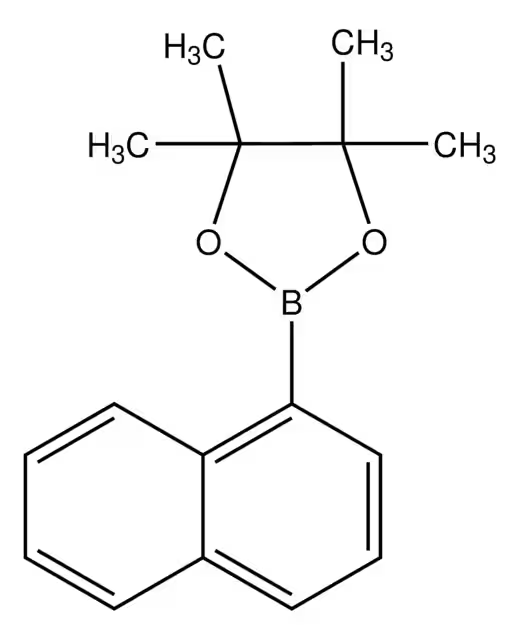 2-(1-Naphthylene)-4,4,5,5-tetramethyl-1,3,2-dioxaborolane structure, CAS 68716-52-9